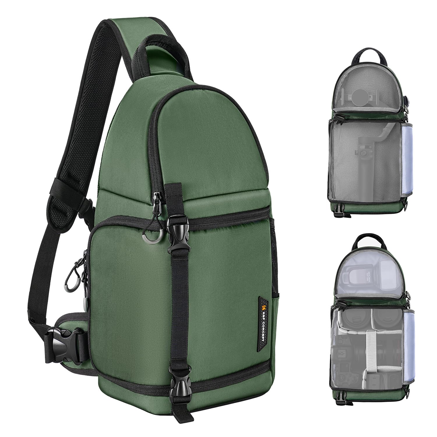 Camera Sling Bag Crossbody Bag Camera Shoulder Backpack DSLR/SLR/Mirrorless Photography Bags Compatible with Canon/Nikon/Sony/Fuji/Gopro/DJI