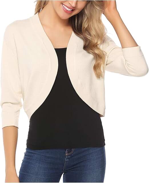 Amazon.ca Beige Shrugs / Sweaters Clothing, Shoes & Accessories