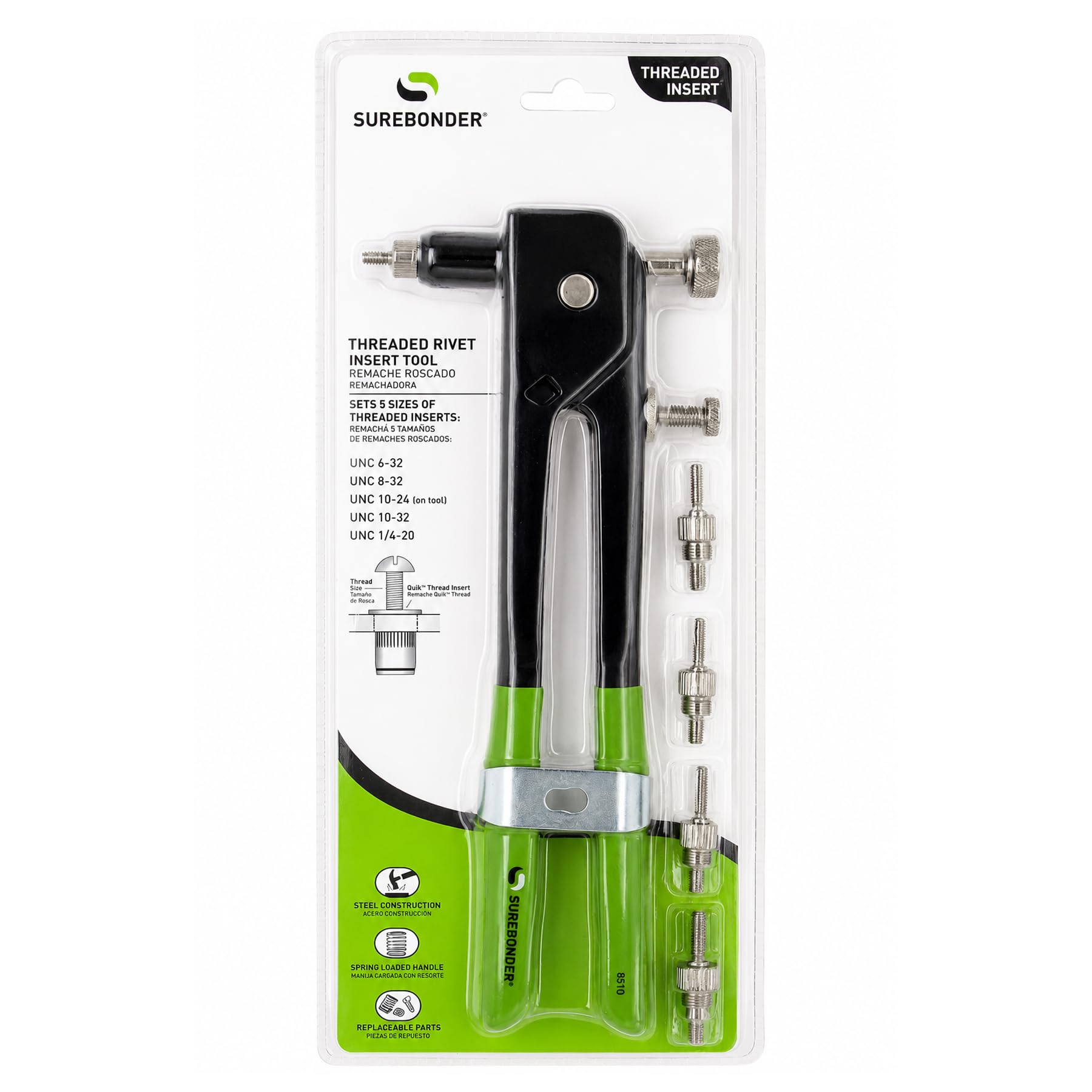 Surebonder Threading Tool - 5 Sizes Included -6 Surebonder Threading Tool - 5 Sizes Included -6