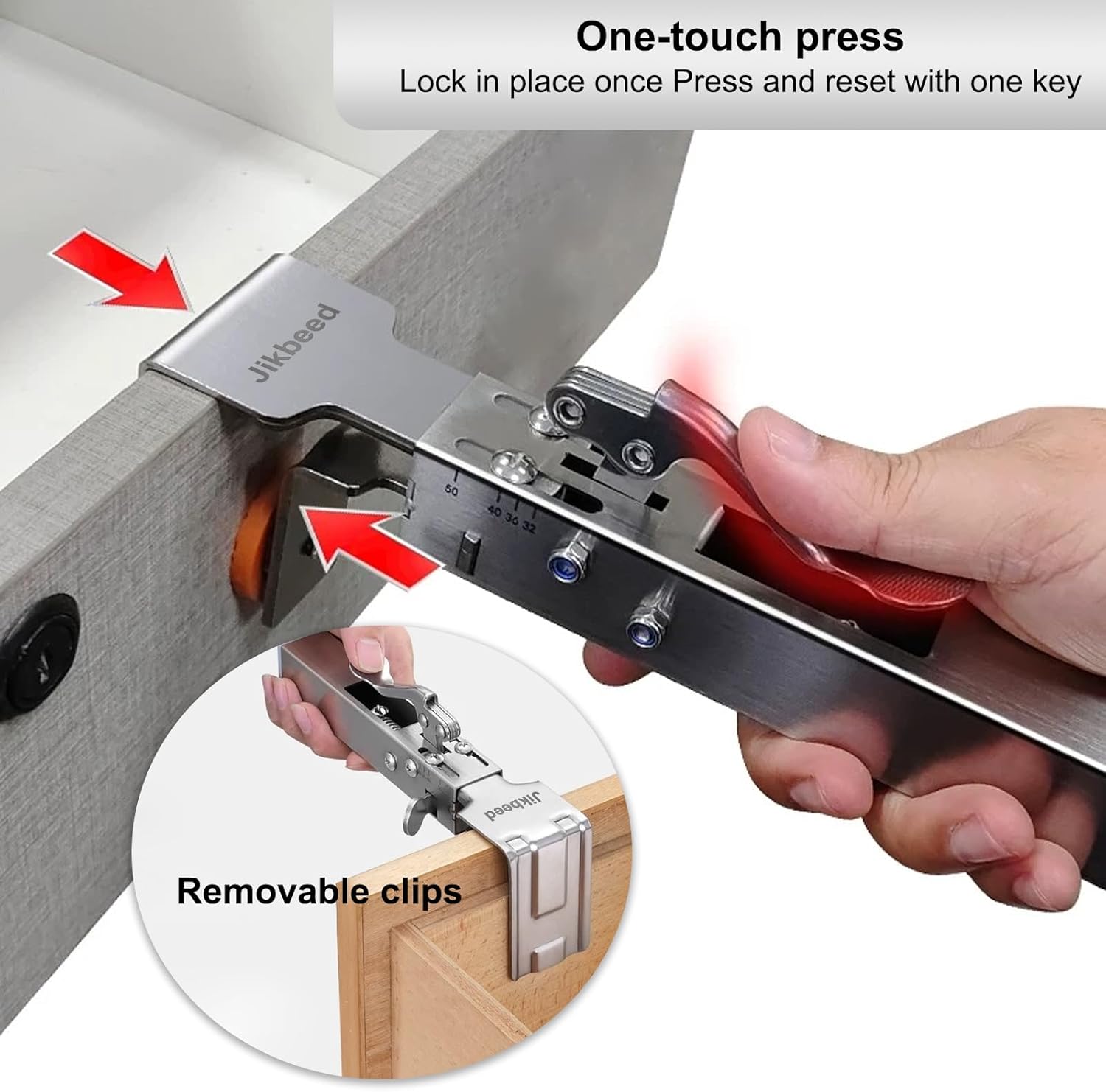 Drawer Front Installation Clamps, Drawer Clamps for Drawer Panel Installation Fixing Clips, Easy, Labor-Saving, and Efficient Drawer Fixing Clip