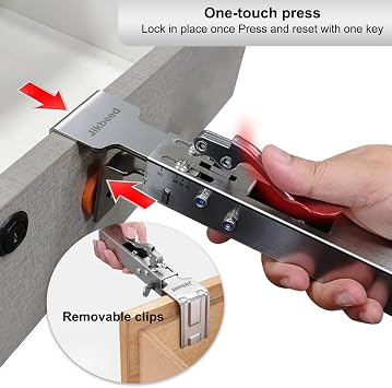 Drawer Front Installation Clamps, Drawer Clamps for Drawer Panel Installation Fixing Clips, Easy, Labor-Saving, and Efficient Drawer Fixing Clip