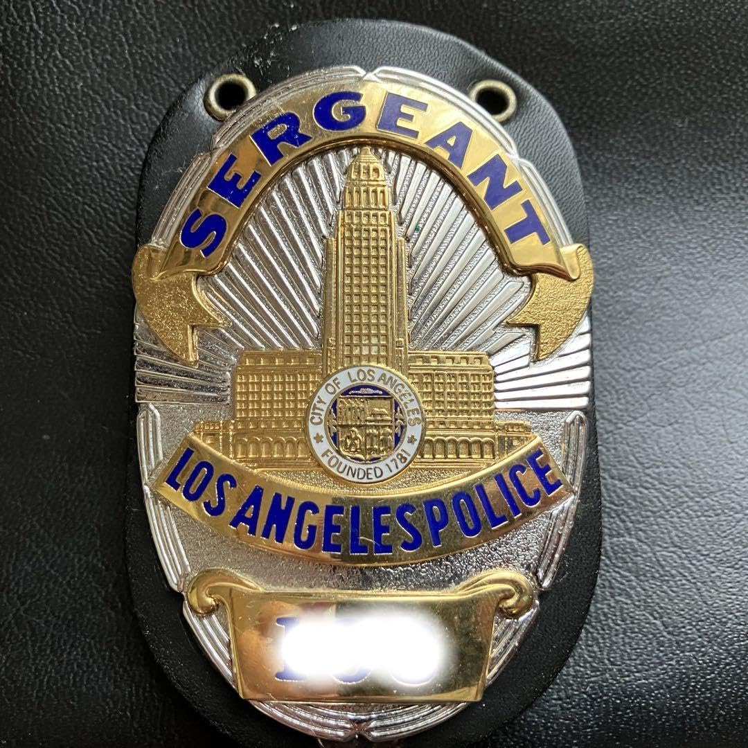 Amazon.co.jp: LAPD ロサンゼルス市警 フェイクバッジ サージェント 