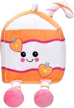 iscream Screamsicles Kawaii Cutie Fruitie 8" Plush - Orange Juice Box