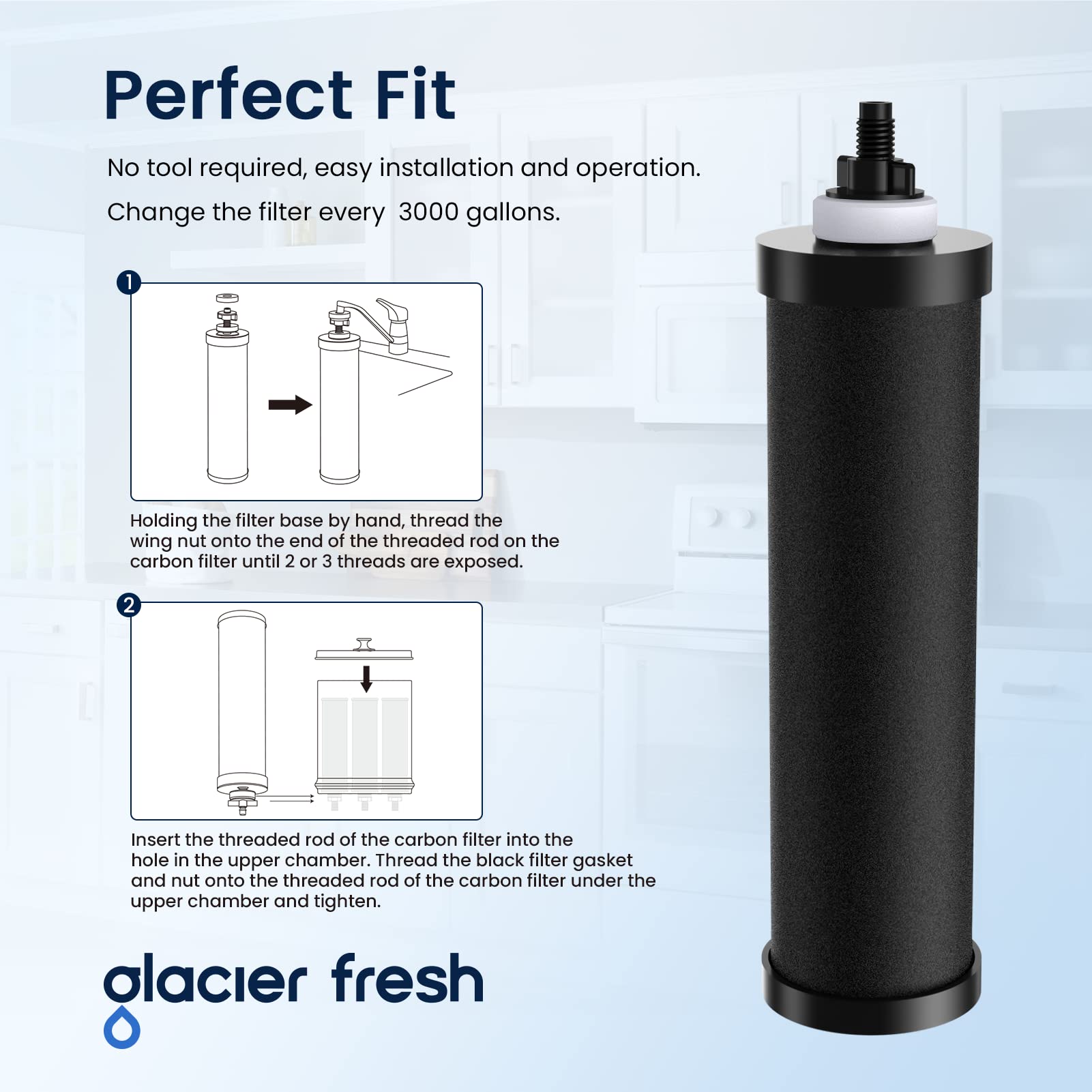 Filtro De Agua Por Gravedad Compatible Bb9 2 Filtros Ne... | Cuotas sin