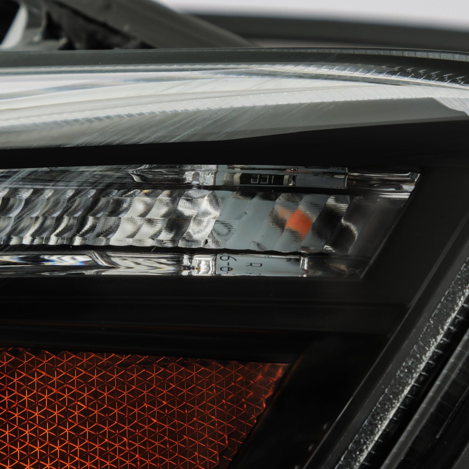 AKKON - Fit 2014-2021 Jeep Grand Cherokee LED Module Projector Headlights Switchback LED Turn Signal Lights w/Greeting Light Black