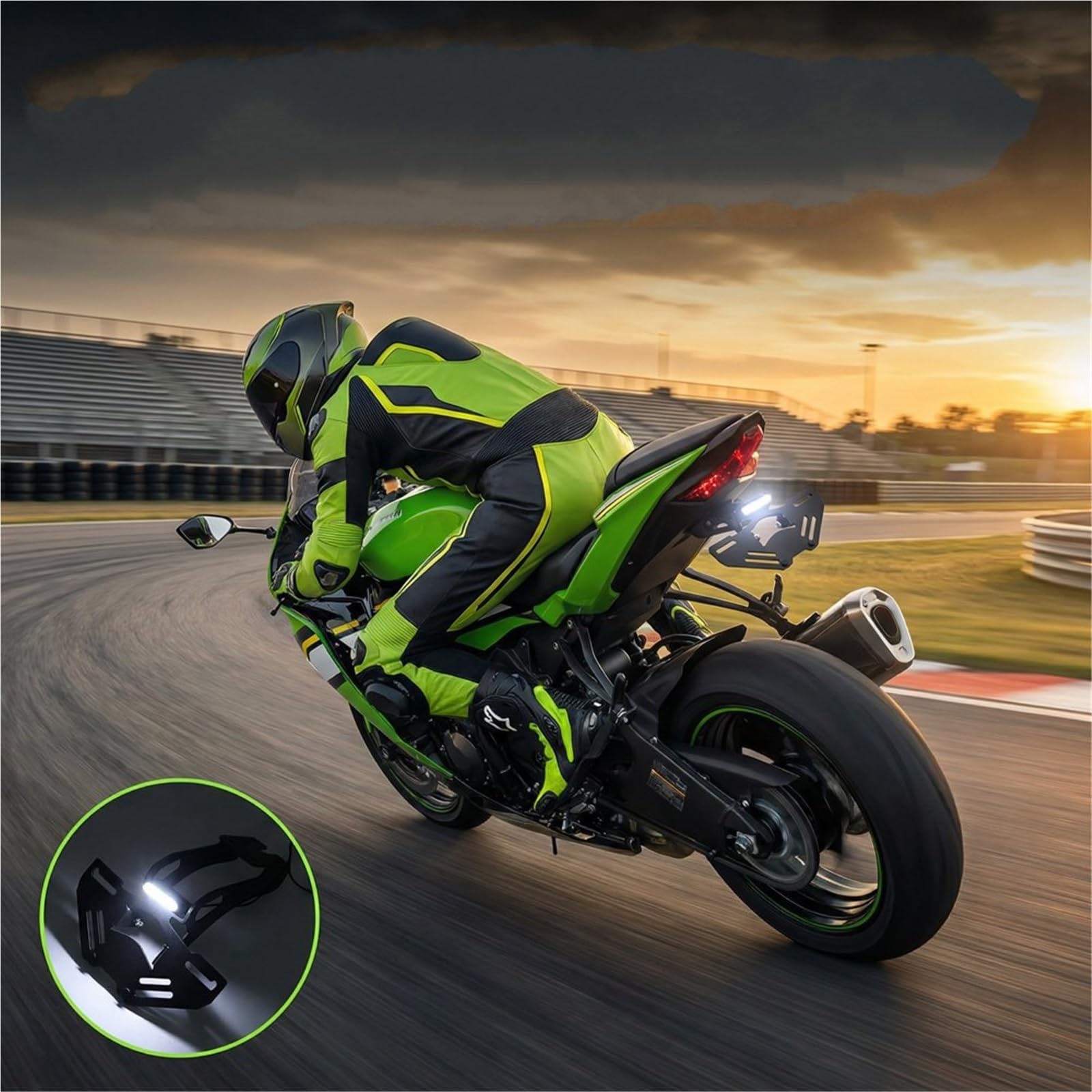 Portatarga Moto Per ZX6R ZX636 ZX-6R ZX-636 2024-2025