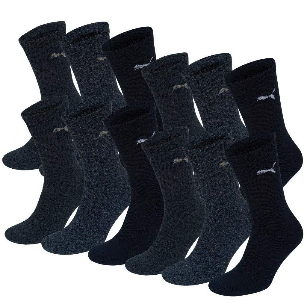 15 par Skarpety sportowe Puma Gr. 35-49 Unisex, kolor: 300 - biały, skarpetki i paski: 35-38