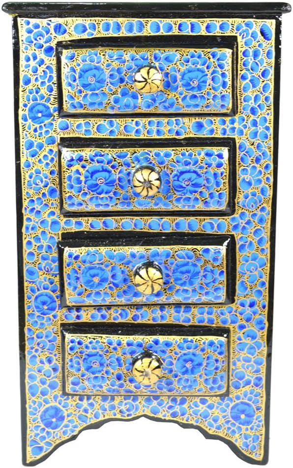 Craftuno Handcrafted Paper Mache Box with 4 Drawers Home