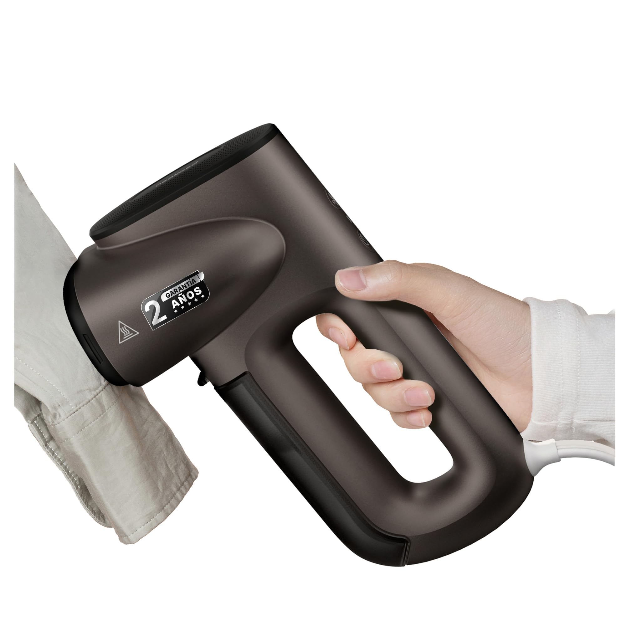 Neakasa Magic 1 Plancha de vapor al vacío – Vaporizador portátil de viaje AirIron 2300Pa – Planchado con una mano, listo para llevar y sin marcas de agua – 220-240V (Antracita)