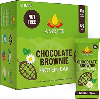 Amrita Vegan Protein Brownie Bars