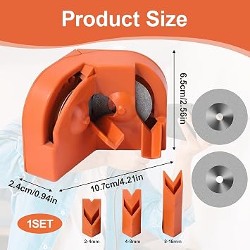 Drill Sharpener Tool with 2 Grinding Wheels (5/645/8)