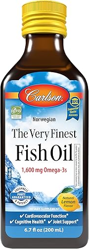 Miniatura 30 de Carlson - Aceite de hígado de bacalao para niños, 550 mg de Omega-3, Vitaminas A y D3, Noruego Salvaje, Goma de mascar, 8.5 fl oz