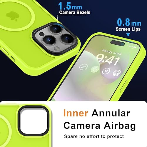 Vista 94 de MOCCA - Funda magnética resistente para iPhone 11 de 6.1 pulgadas, compatible con MagSafe, protector de pantalla de vidrio + protector de lente