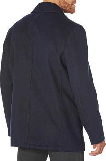 Ben Sherman Men's Men's Boris Classic Double Breasted Peacoat Jacket