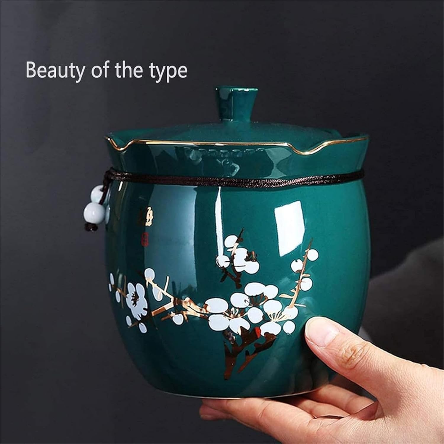 Cemetery Jars, Small Animal Memorial Boxes, Ceramic Coffins, Canned Funerals for Dogs and Cats(Black)