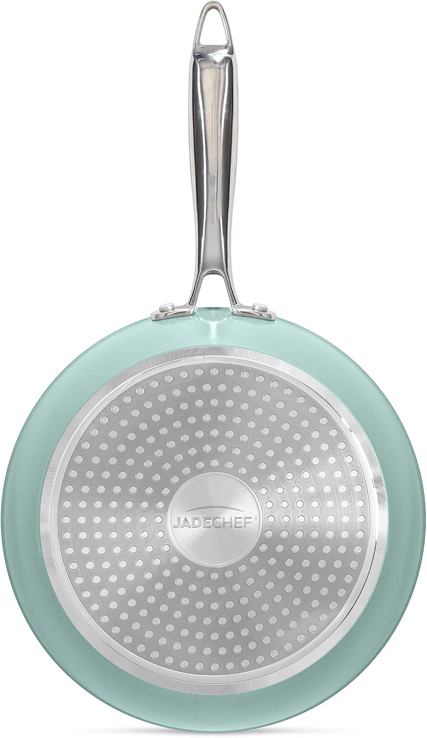 Pack JADE CHEF + JADE HORNO. Set de 10 piezas Jade Chef by Jade Cook, más Jade  Horno modo holandés con rejilla integrada. ANTIADHERENTE interior y  exterior. Superficie ULTRA RESISTENTE. Cocina RÁPIDO,