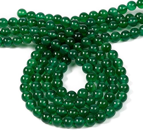 Miniatura 9 de MIRGREE 120pcs 8mm Natural Gemstone Round Smooth Spacer Loose Stone Beads for Jewelry Making,Link Bracelets,Necklaces,Strand with Crystal Stretch