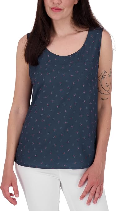 Camicia Giuliaak B Alife & Kickin | Donna Maniche Corte Con Stampa Allover | Scollo Rotondo E Taglio Dritto - 2