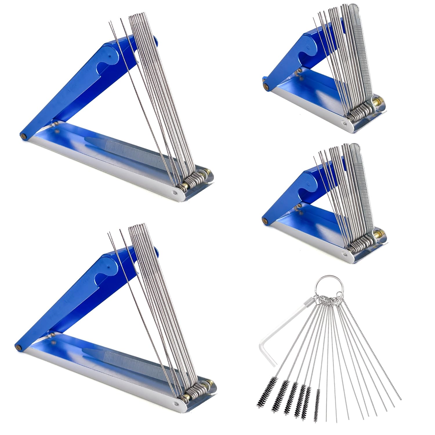 Fackelspitzen-Reiniger-Set | 7,6 Cm & 12,7 Cm Mit 13 Größen | Für Vergaser, Düsen & Kleinteile