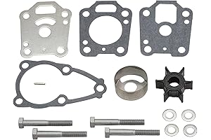 Water Pump Impeller Repair Kit for Mercury Outboard Engines Compatible with 4 5 6 HP