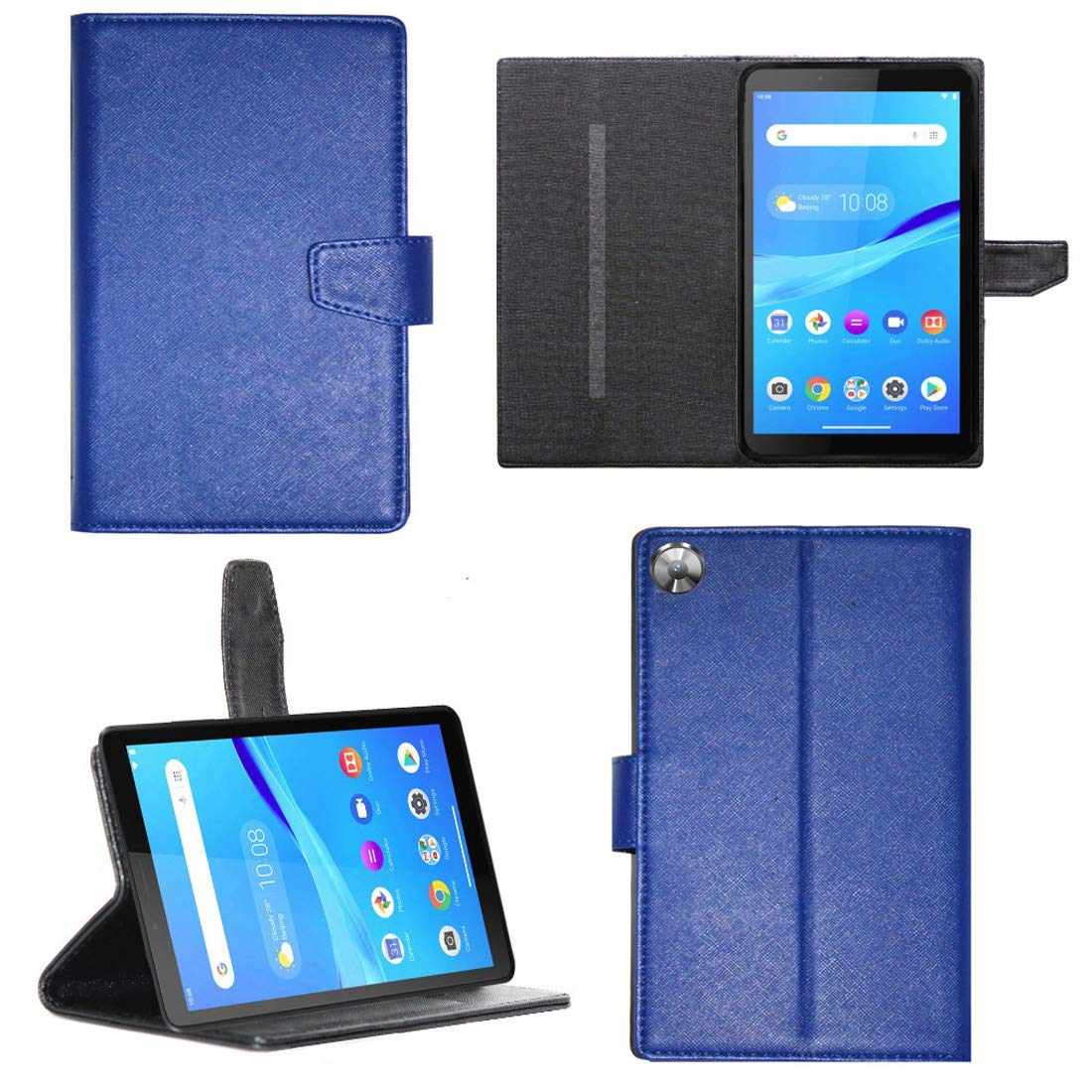 Zaoma Artificial Leather Flip case Cover for Lenovo Tab M7 (2nd Gen) TB-7305F / TB-7305I / TB-7305X 7 inch Tablet - Blue (B085WVSPXW) Amazon Price History, Amazon Price Tracker
