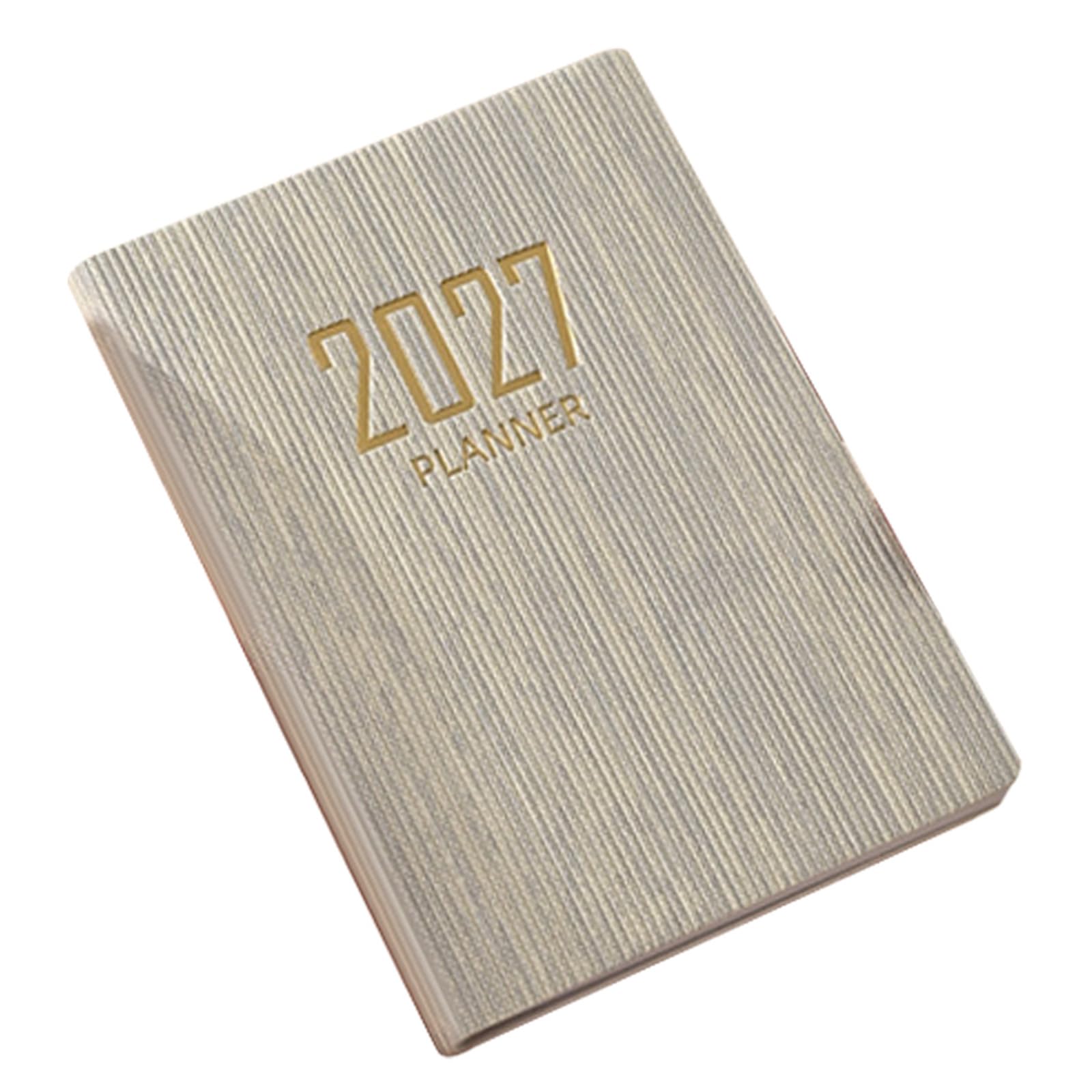 2027 Planner A7 Pocket Mini PU Leather Slim Pastel Hardcover