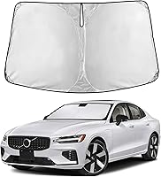 Vista 205 de EcoNour Parasol para parabrisas de camiones con bolsillo de almacenamiento Parasol reflectante de material 240T para protección contra rayos UV