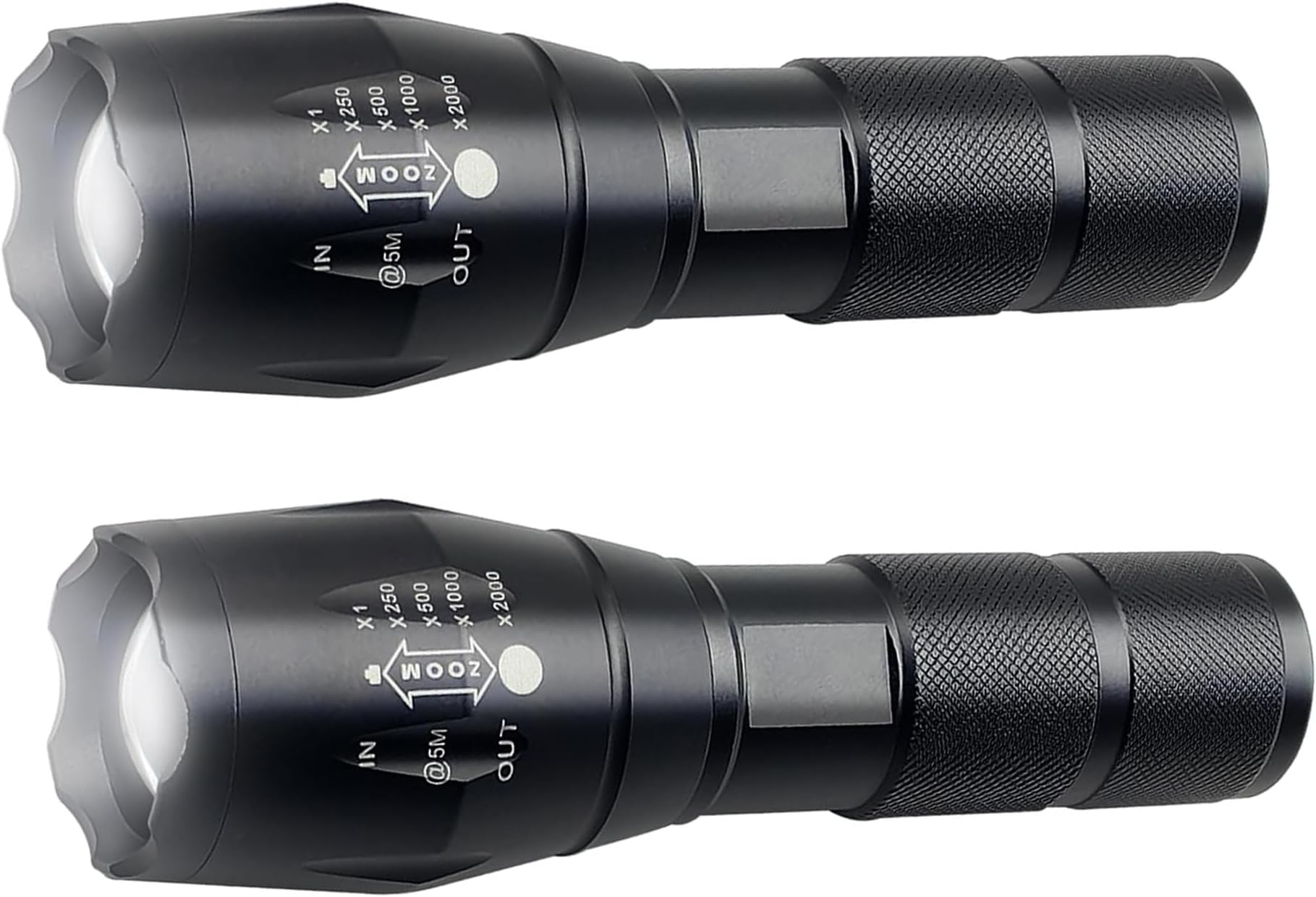 2 Pack LED Tactical Flashlight