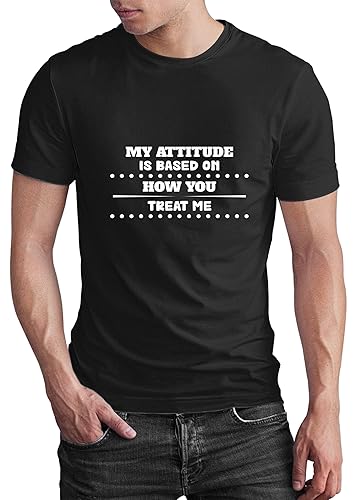 Attitude Gift for Men Women, an Ideal Birthday Present for Nephew - Skull Based Treatments, Funny Quote on Navy Multi Size Black T-shirt