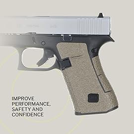 TALON Grips Adhesive Grip Compatible with Glock 43x & 48 - Made in The USA - Rubber, Moss