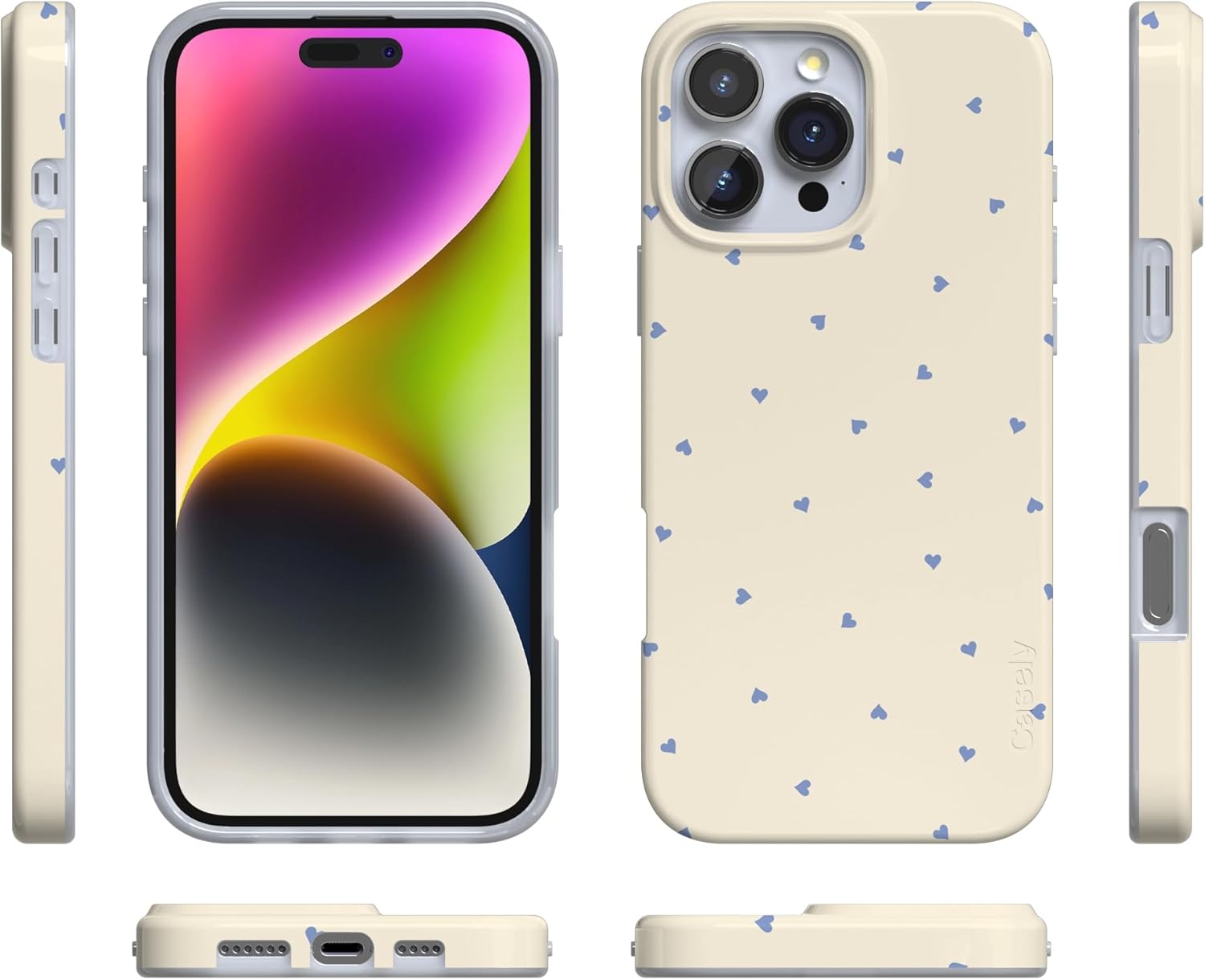 Casely iPhone 16 Pro Max Case | I'm Yours | Tiny Hearts | Compatible with MagSafe | Classic Ultra Slim Design