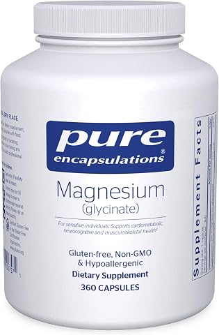 Pure Encapsulations Magnesium (Glycinate), 360 Capsules