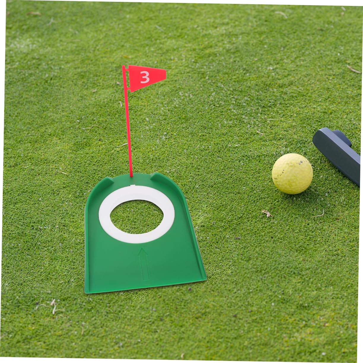 Milisten 9piezas Copa De Putting De Unidades Bandera Desmontable Práctica Cualquier Superficie