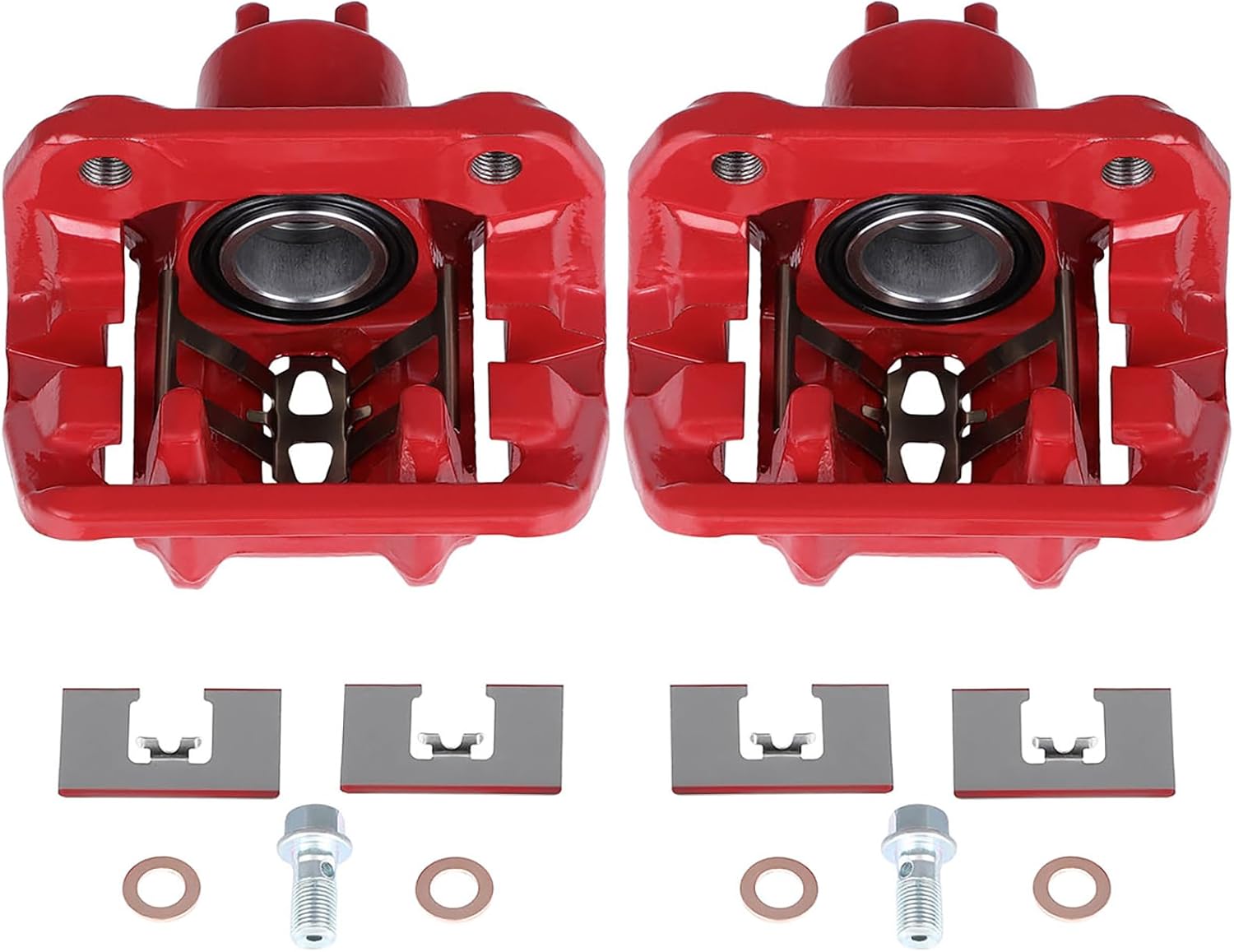 AUTOMUTO Rear Left & Right 19B6886 19B6887 Disc Brake Calipers With Bracket For Acura RDX 2013-2018 For Honda Crosstour 2012-2015 For Honda CR-V 2007-2016