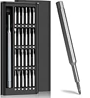 Kit Conjunto de Chave de Fenda 24 em 1 com Estojo Magnético Precisão Ideal para Reparos em Celulares, Notebooks, Relógios e Eletrônicos em Geral Linha Premium