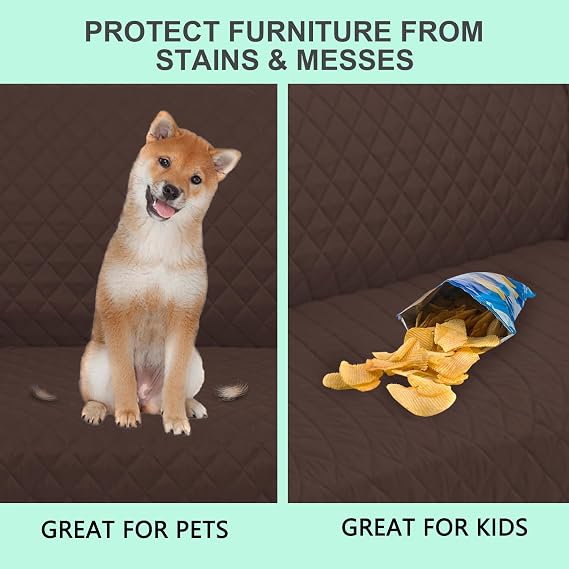 Reversible Sofa Cover Bundle Loveseat Cover