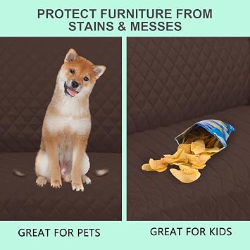 Reversible Sofa Cover Bundle Loveseat Cover