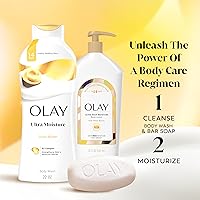 Vista 9 de Olay Humedad Outlast Ultra Moisture Shea Barez Barra de belleza con complejo de vitamina B3, 3.17 oz, 12 cuenta