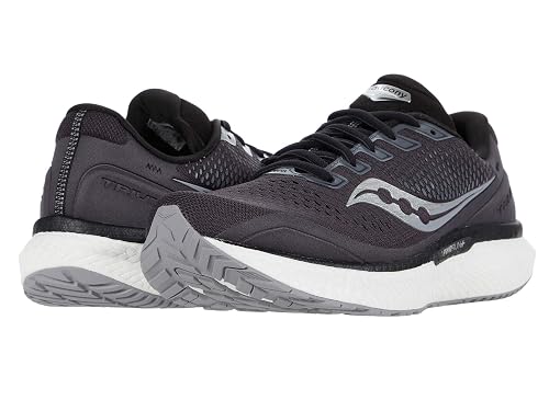 Saucony Mens Triumph 18 Charcoal/White 