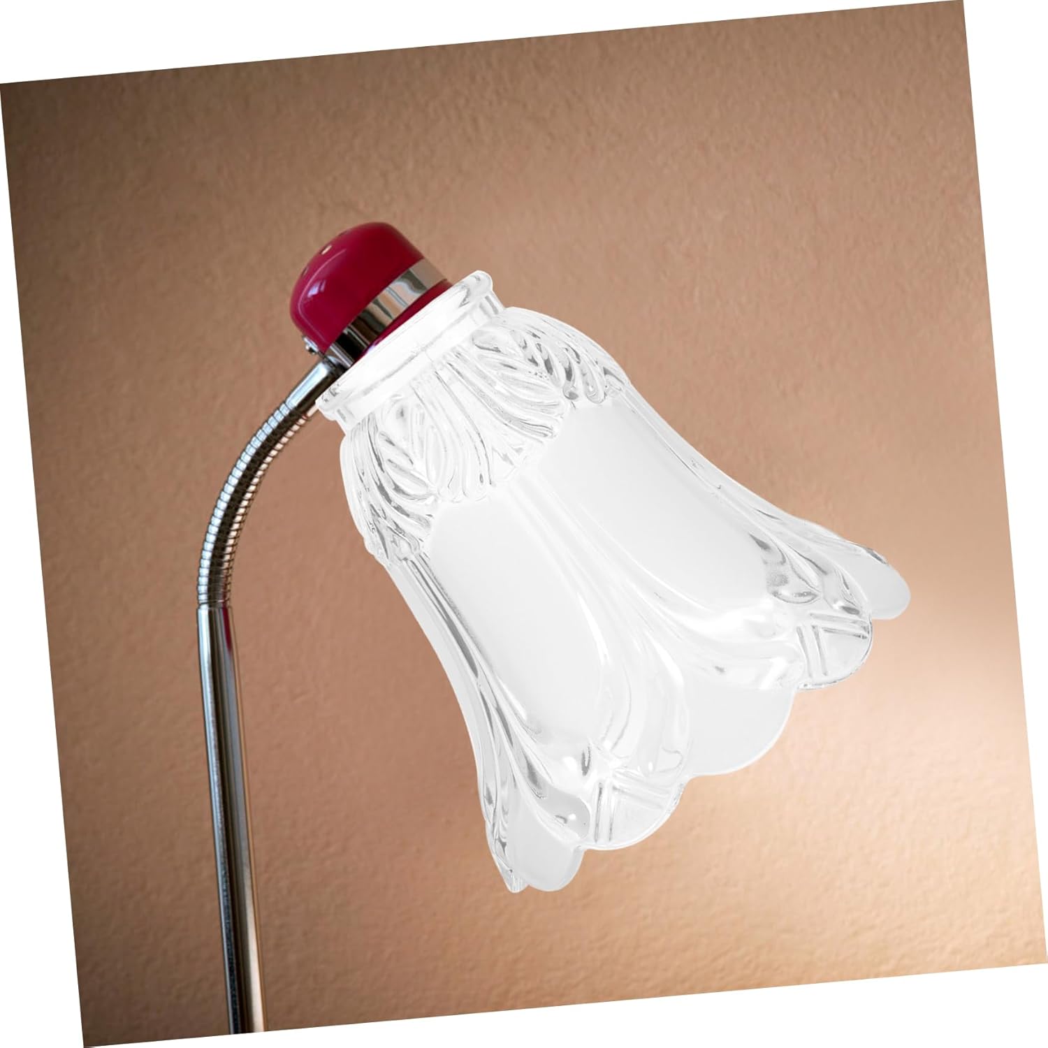 Ciieeo 4pcs Frosted Glass Lampshade Elegant Decorative Light Cover for Table Wall Fixtures Easy Installation Compatible Various Styles Light Practical Replacement Shade