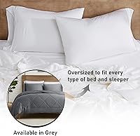 Vista 9 de Coldest Cozy Comforter Lightweight Cooling, 100% Viscose Derived from Bamboo, Down Alternative Duvet Insert, All Season Soft Comforter for Hot