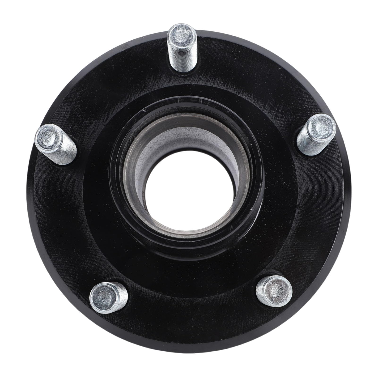 Zestaw Piasty do Przyczepy 2000 Funtów, Konstrukcja Metalowa, Piasta Koła z 5 Występami do Wrzecion Prostych 1 Cal i 1/16 Cala z łożyskami