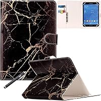 Vista 20 de NewShine - Funda universal de 8.0 pulgadas, piel sintética, con ranuras para tarjetas para Galaxy Tab 3, Tab 4, Note 8.0/iPad mini 1, 2, 3/Yaxa