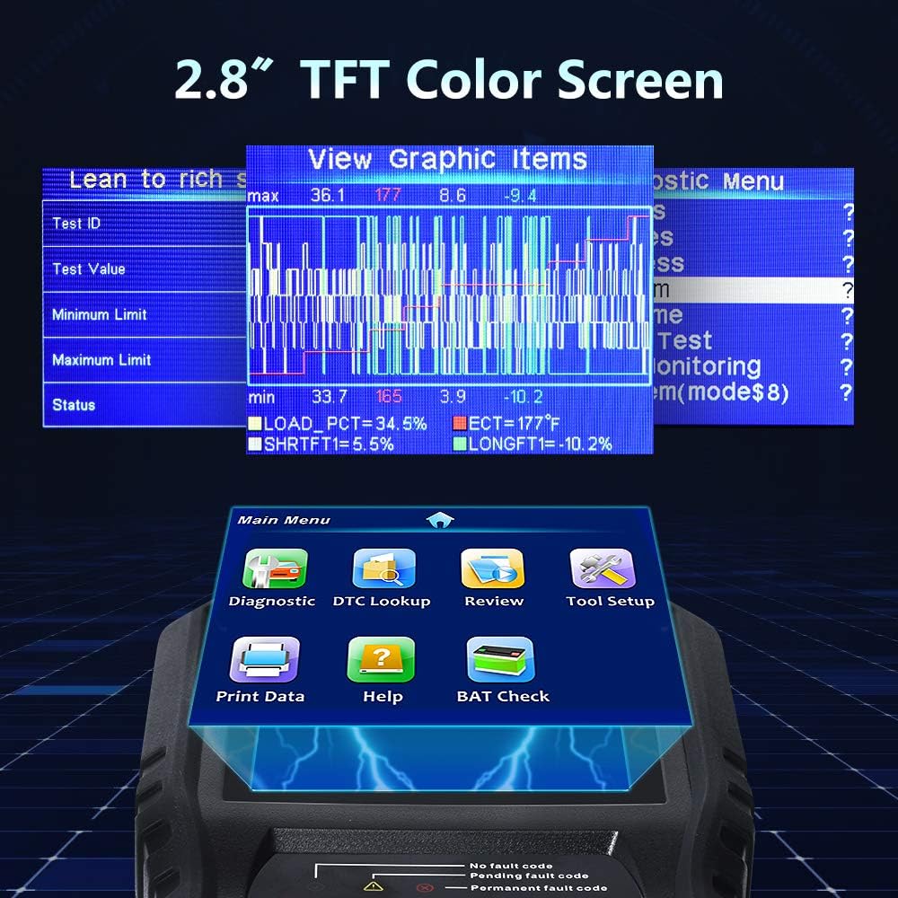 🛒 Crazy Deals SEEKONE OBD2 Scanner Professional Car OBD II Scanner Auto Diagnostic Fault Code Reader Automotive Check Engine Light Diagnostic EOBD Scan Tool for All OBDII Protocol Cars Since 1996(Enhanced SK860)