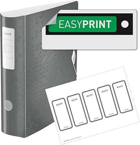 Miniatura 5 de LEITZ 11060036 – Archivo de palanca Polyfoam 180º Curvo con Cierre de Goma Active Wow DIN A4 2.953 in Azul Metálico