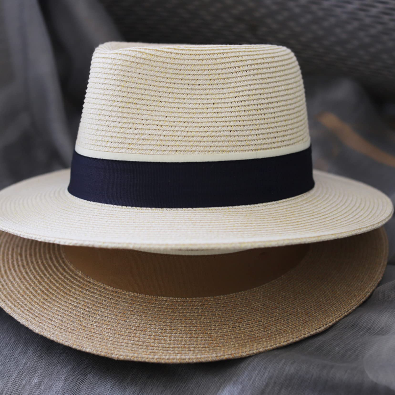 Chapeau Outback Gris Anthracite - Polyester Maille - Taille L/XL - Neuf Étiquettes