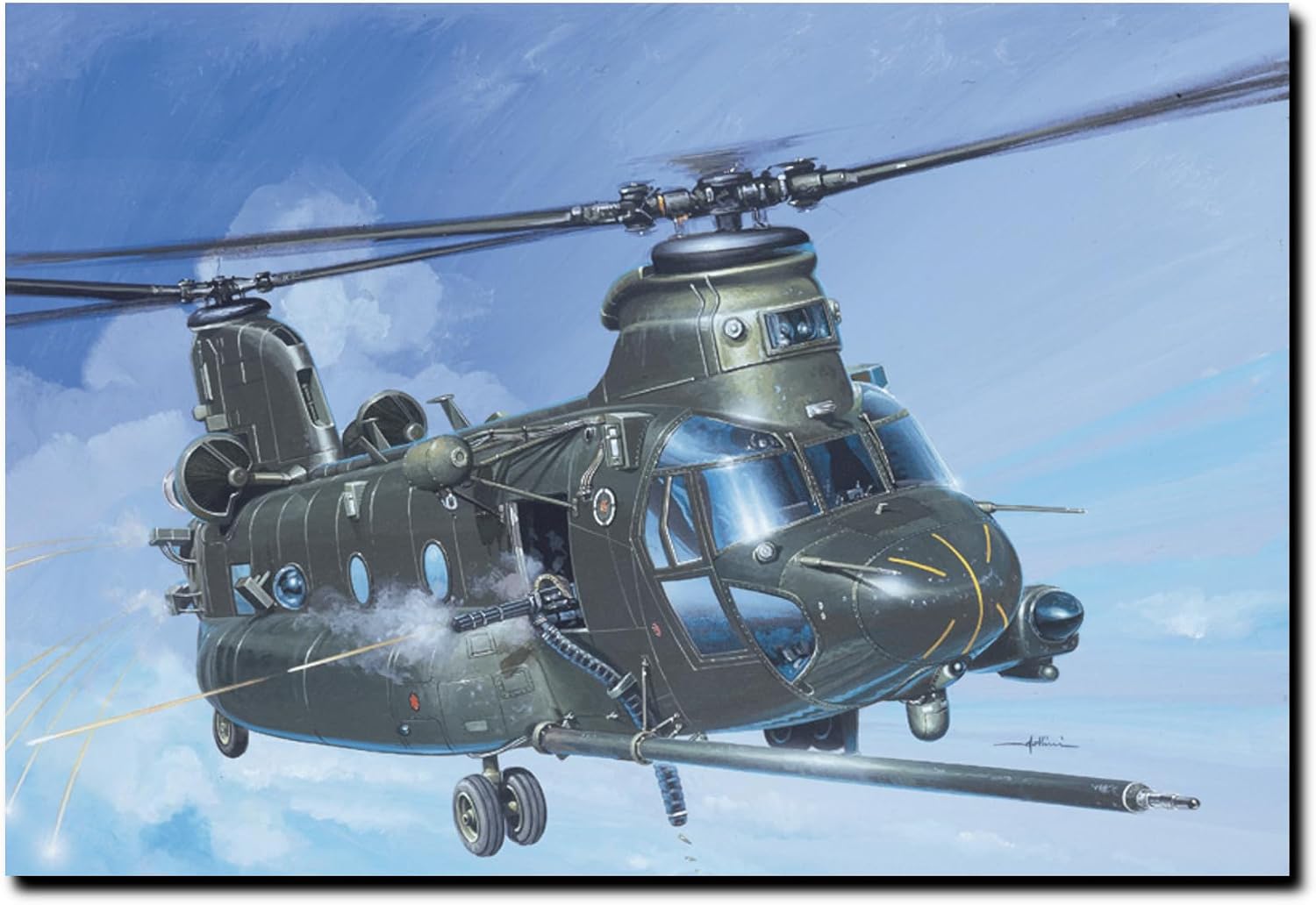 アメリカ陸軍 MH-47E チヌーク 特殊作戦用ヘリコプター