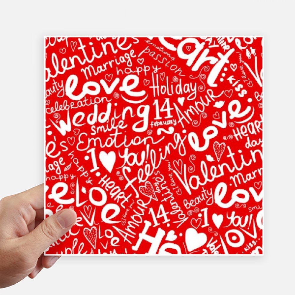 Sticker St Valentin pour Ordinateur Portable et Valise 20cm