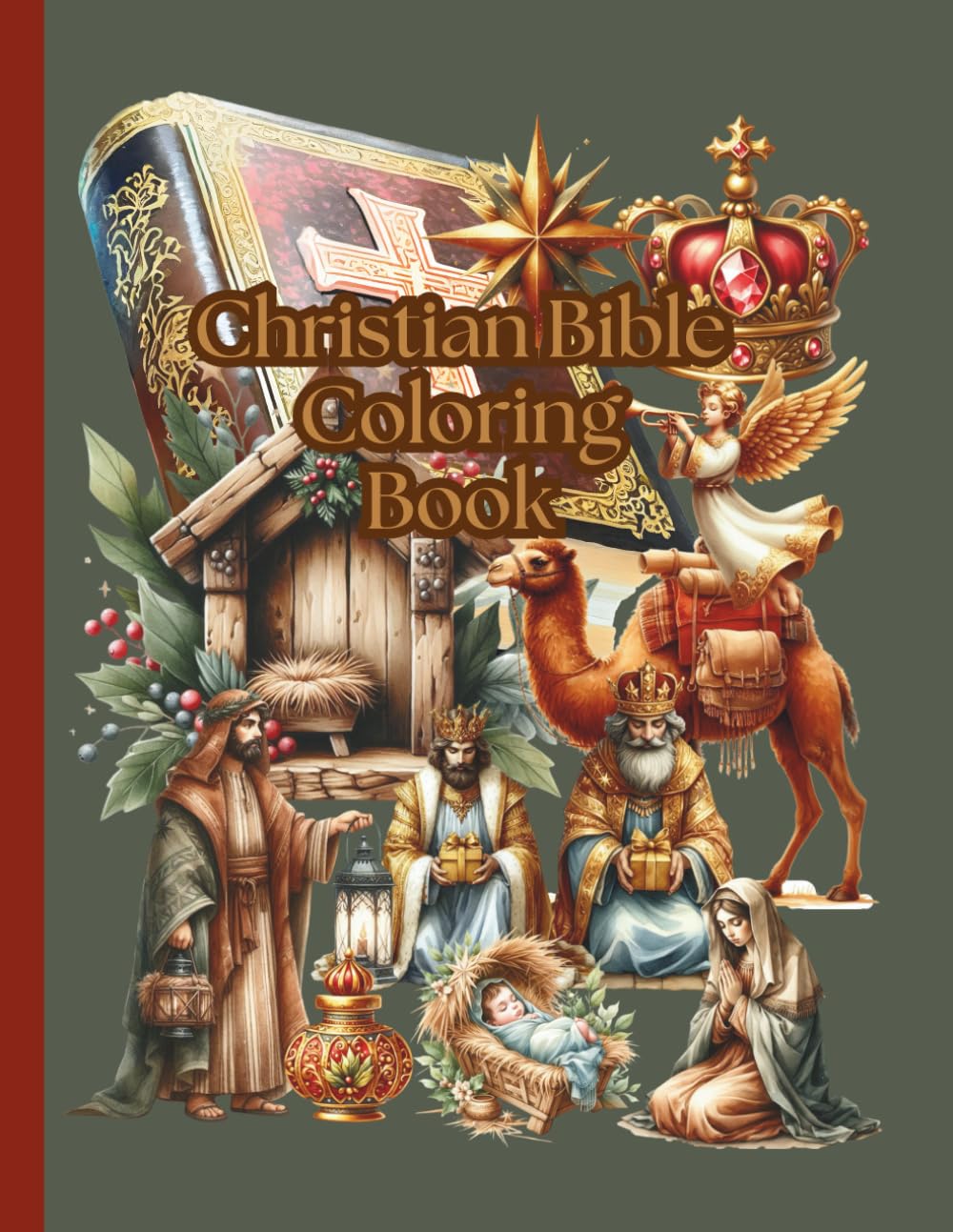 Christian Bible Coloring Book (Christian Religion Church Jesus GOD Bible)