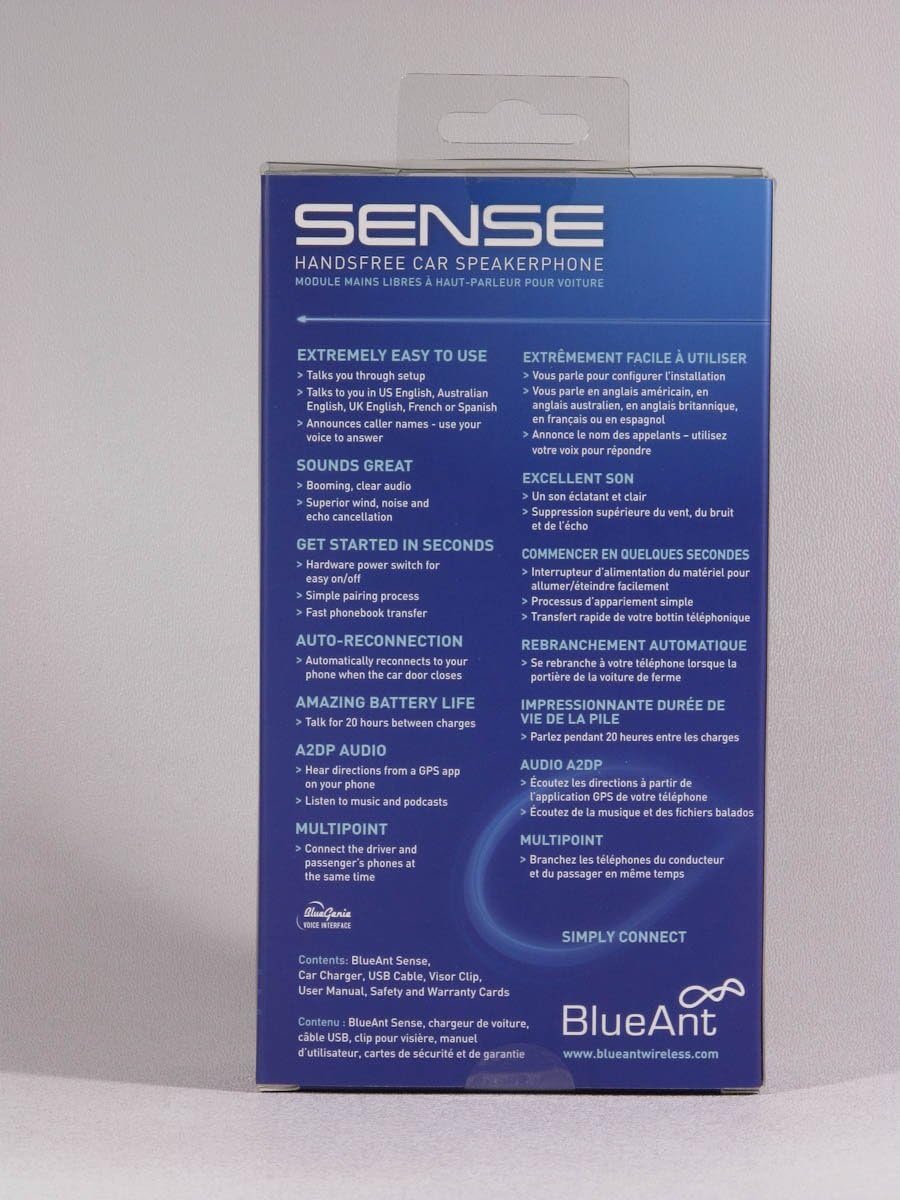 New Blueant S3 Bluetooth Visor Mount Speakerphone Portable